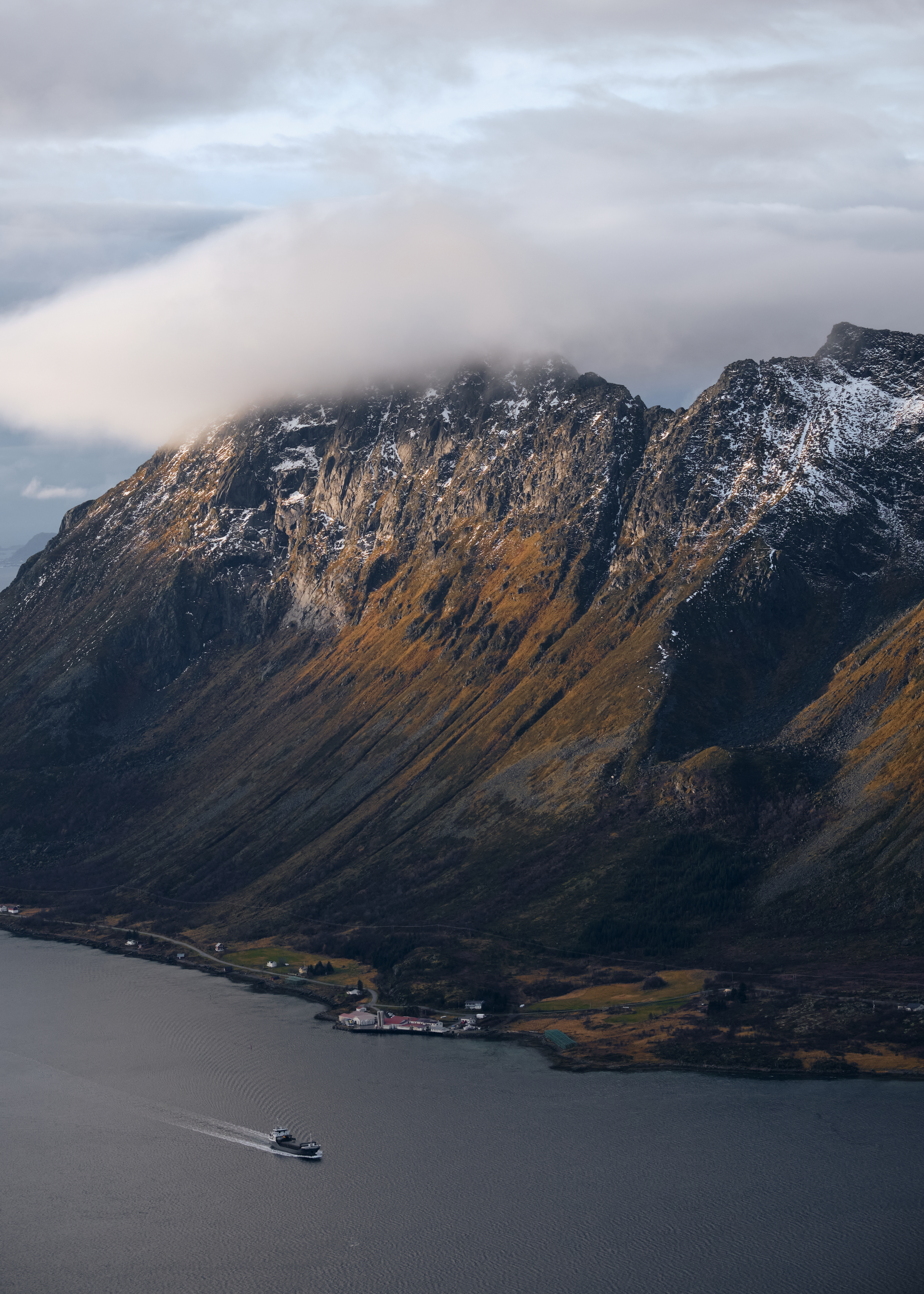 Mountain landscape in northern Norway